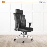 ราคา PROFLEX เก้าอี้ผู้บริหาร รุ่น ROMAN 03 สีดำ หนังแท้สีดำ โมเดิร์น (10396761)
