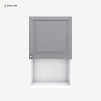 ราคา STARMARK ตู้แขวนบานเปิด 1 ช่องโล่งใส่ไมโครเวฟ รุ่น ALICE TITANIUM GREY W60 x D40 x H100 เปิดขวา (10404678)