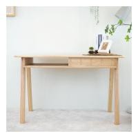 ราคา BAAN FURNITURE โต๊ะทำงานช่องเก็บของบานเลื่อนไม้ยางพารา รุ่นคามิล่า สีธรรมชาติ ขนาด ก60x ย120 x ส75 ซม. (10406065)