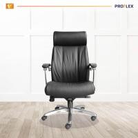 ราคา PROFLEX เก้าอี้สำนักงาน รุ่น MAGO 03 โครงสร้าง หุ้มหนังแท้ สีดำ โมเดิร์น (10395938)