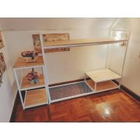 ราคา The Peak ตู้และชั้นวาฃของเอนกประสงค์ เหล้กสีขาว สีไม้แล็คเกอร์เงา ชุดเช็ท 2 ชิ้น มินิมอล (10404784)