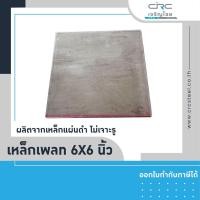ราคา crcsteel1996 แผ่นเพลทเหล็ก เพลทเหล็กไม่เจาะรู ขนาด 6นิ้วx6นิ้ว 10 มม. เพลทเหล็กไม่เจาะรู (10412977)
