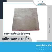 ราคา crcsteel1996 แผ่นเพลทเหล็ก เพลทเหล็กไม่เจาะรู ขนาด 8นิ้วx8นิ้ว 9 มม. เพลทเหล็กไม่เจาะรู (10412993)