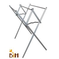 ราคา BIH ราวตากผ้า+แขวนเสื้อ สแตนเลส แบบตั้งพื้น สูง 1 เมตร พับเก็บได้ น้ำตาล (10427201)