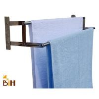 ราคา BIH ราวตากผ้าสแตนเลสติดผนัง พับเก็บได้ ยาว 80 ซม.รุ่นบันได 2 เส้น เงิน (10427204)