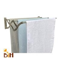 ราคา BIH ราวตากผ้าสแตนเลสติดผนัง พับเก็บได้ ยาว 100 cm. รุ่นตัวเอส สแตนเลส (10427214)
