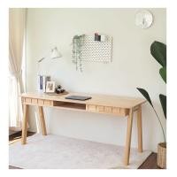 ราคา BAAN FURNITURE โต๊ะทำงานช่องเก็บของบานเลื่อนไม้ยางพารา รุ่นคามิล่า สีธรรมชาติ ขนาด ก60 x ย180 x ส75 ซม. (10406067)