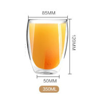 ราคา Homemart Homemart แก้วกาแฟ 2 ชั้น - แก้วสองชั้น Double Wall Glass 350 ml (10418123)