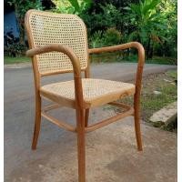 ราคา iLoft chair เก้าอี้ร้านกาแฟ เก้าอี้ไม้สักArmchair ก้นและหลังหวายแท้ Minimal ไม้สักหวายแท้ ไม้สักงานดิบ มินิมอล (10423739)