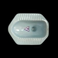 ราคา Mitaree2530 หัวส้วม นั่งยอง แบบมีฐานสูง มีสองสีฟ้าและสีขาว สีฟ้า (10412206)