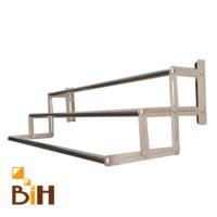 ราคา BIH ราวตากผ้าสแตนเลสติดผนัง พับเก็บได้ ยาว 100 ซม. รุ่นบันได สแตนเลส (10427225)