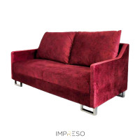 ราคา IMPRESO SOFA โซฟา 2ที่น่ง รุ่น Cozy 174x90 cmสีแดง สีแดง (10429138)
