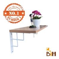 ราคา BIH แผ่นไม้พร้อมฉากรับชั้นเหล็ก 24x60x20 cm น้ำตาล (10426712)