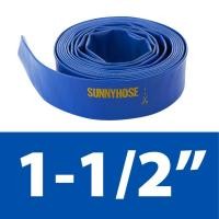 ราคา Sunnyhose สายส่งน้ำ คุณภาพสูงจากญี่ปุ่น JAPAN - PVC lay flat hose ยาว 1 เมตร 1-1/2" (10445450)