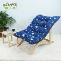ราคา Baanmainicha เก้าอี้ปรับนอนสำหรับพักผ่อน พับได้ ขนาดเล็ก ลายดาวน้ำเงิน (10458059)