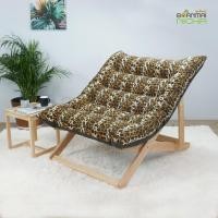 ราคา Baanmainicha เก้าอี้ปรับนอน พับได้ ขนาดใหญ่เฉพาะเก้าอี้ ลายเสือใหญ่ (10458070)