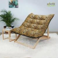 ราคา Baanmainicha เก้าอี้ปรับนอน พับได้ ขนาดใหญ่เฉพาะเก้าอี้ ลายเสือทาง (10458069)