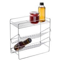 ราคา WS 73 ชั้นวางขวดติดผนัง,ตั้งเคาน์เตอร์ กลาง เงิน กลาง คลาสิก (10458297)