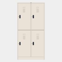 ราคา ICONIC ตู้ล็อคเกอร์ 4 ประตู รุ่น MLK-H4 สีขาวมุก W91.4 x D45.7 x H183 cm (10459761)