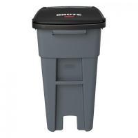 ราคา Rubbermaid ถังขยะเทศบาล แบบมี 2 ล้อ Rollout Container 120 ลิตร สีเทา (10480233)
