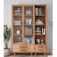 ราคา Casa.grandy ตู้เก็บหนังสือสไตล์ญี่ปุ่น พร้อมลิ้นชักเก็บของ 2 ชั้น ตู้กระจกลูกฟูก สไตล์ญี่ปุ่น ไม้เชอร์รี่ สีน้ำตาลธรรมชาติ (10480898)