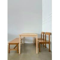 ราคา SSF โต๊ะอาหาร 4 ที่นั่ง พร้อมเก้าอี้4ตัว สีลายไม้บีช ลายไม้บีช (10478969)