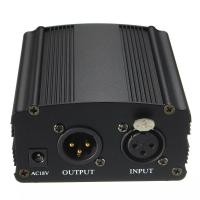ราคา Home Lover หม้อแปลงไฟฟ้า 48v Phantom Power Supply สำหรับไมโครโฟน 15 x 10 x 5 เครื่องเสียง สีดำ (10473397)