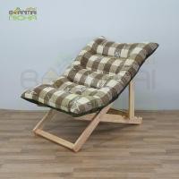 ราคา Baanmainicha เก้าอี้ปรับนอนสำหรับพักผ่อน พับได้ ขนาดเล็ก ลายสก็อตใบไม้น้ำตาล (10458053)