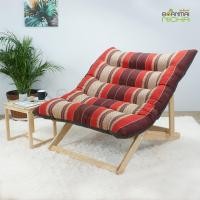ราคา Baanmainicha เก้าอี้ปรับนอน พับได้ ขนาดใหญ่เฉพาะเก้าอี้ ลายมะลิแดง (10458072)