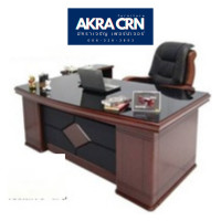 ราคา อัคราเจริญ เฟอร์นิเจอร์ โต๊ะผู้บริหารไม้ ดีไซน์LUXURY TOPกระจกดำ 200cm. (10461962)