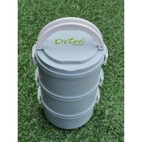 ราคา Deimeco ปิ่นโต รักษ์โลก DIY สีชมพูพาสเทล Lunch Box Food ปิ่นโตสแตนแลส ปิ่นโตไม่หก ปิ่นโตเข้าเวฟได้ ปิ่นโตเก็บความร้อน แบบที่ 2 ปิ่นโต แบบ 3 ชั้น De (10447097)