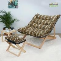 ราคา Baanmainicha เก้าอี้ปรับนอนสำหรับพักผ่อน พับเก็บได้ ขนาดใหญ่ เบาะลายเสือใหญ่ (10449640)