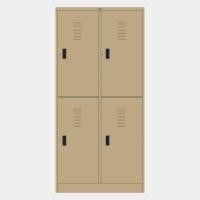 ราคา ICONIC ตู้ล็อคเกอร์ 4 ประตู รุ่น MLK-H4 สีครีม W91.4 x D45.7 x H183 cm (10459759)
