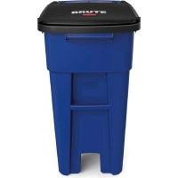 ราคา Rubbermaid ถังขยะเทศบาล แบบมี 2 ล้อ Rollout Container สีน้ำเงิน 120 ลิตร (10480234)