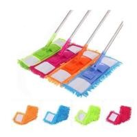 ราคา MONO9 ไม้ม๊อบถูพื้น ไม้ม๊อบดันฝุ่นตัวหนอนไมโครไฟเบอร์ด้ามปรับได้ 40.5x9x122 สีม่วง (10471559)