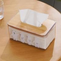 ราคา Cozybrown กล่องใส่กระดาษทิชชู่ใส TP0021 ลายหมีขาว 11.7x18x9.5 cm. (10472159)