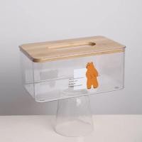 ราคา Cozybrown กล่องใส่กระดาษทิชชู่ใส TP0021 13x21.5x9.5 cm. ลายหมีสีน้ำตาล (10472171)