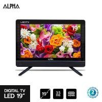 ราคา ALPHA ทีวี TV LED รุ่น LWD-195AA T2 ขนาด 19 นิ้ว สีดำ LED195-AL (10467486)