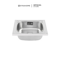ราคา DYNAHOME ซิ้งอ่างล้างจาน สแตนเลส 1 หลุม แบบฝัง รุ่น DH-5040 สแตนเลส (10496643)