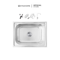 ราคา DYNAHOME ซิ้งอ่างล้างจาน สแตนเลส 1 หลุม แบบฝัง รุ่น LS-6045 สแตนเลส (10496658)