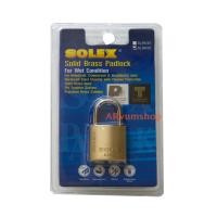 ราคา Anantools SOLEX กุญแจล็อค กุญแจทองเหลือง กุญแจสปริง รุ่น SL99 SL99/50mm. 0.3 (10508479)