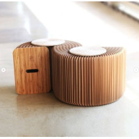 ราคา shira เก้าอี้กระดาษคราฟท์ สีน้ำตาล6ที่นั่ง (10502920)