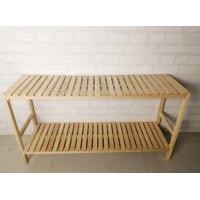 ราคา wattanafur ชั้นเอนกประสงค์2ชั้น S26 สีธรรมชาติ ขนาด ก.93ซม.* ย.27ซม. * ส.50ซม. (ระหว่างชั้นสินค้าห่าง 35.5 ซม.) (10502910)