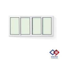 ราคา บานเลื่อนระฆังทอง หน้าต่างบานเลื่อน UPVC สีขาว 240*110 (10503083)