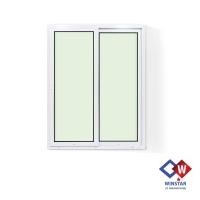 ราคา บานเลื่อนระฆังทอง ประตูบานเลื่อน+มุ้งลวด UPVC สีขาว 160*205 (10503299)