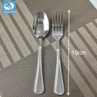 ราคา TwinFish ช้อนส้อม 83-45 3 คู่/ชุด สเตนเลสเกรด 304 หนา 2.5มม. ช้อนส้อม 3 คู่ (10508057)