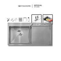 ราคา DYNAHOME ซิ้งล้างจาน สแตนเลส 1 หลุม แบบฝัง รุ่น DH-1050-SBDT สแตนเลส (10496591)
