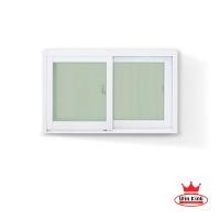 ราคา บานเลื่อนระฆังทอง หน้าต่างบานเลื่อนอลูมิเนียมขาว สีขาว 50*80 (10504491)