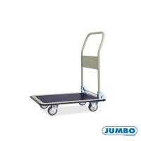 ราคา JUMBO รถเข็นพื้นเหล็กชั้นเดียว มือจับข้างเดียวพับได้ HL-110J ล้อยาง 220 กก. (10500620)