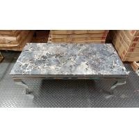 ราคา JK Modern โต๊ะกลางโซฟา ขาสีเงินท๊อปหินดำ (10535719)